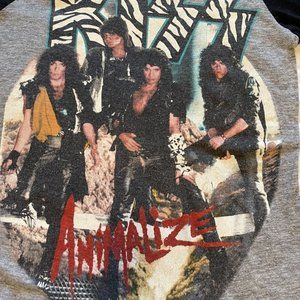 KISS Animalize 84-85 U.S. Tour Vintage T-Shirt